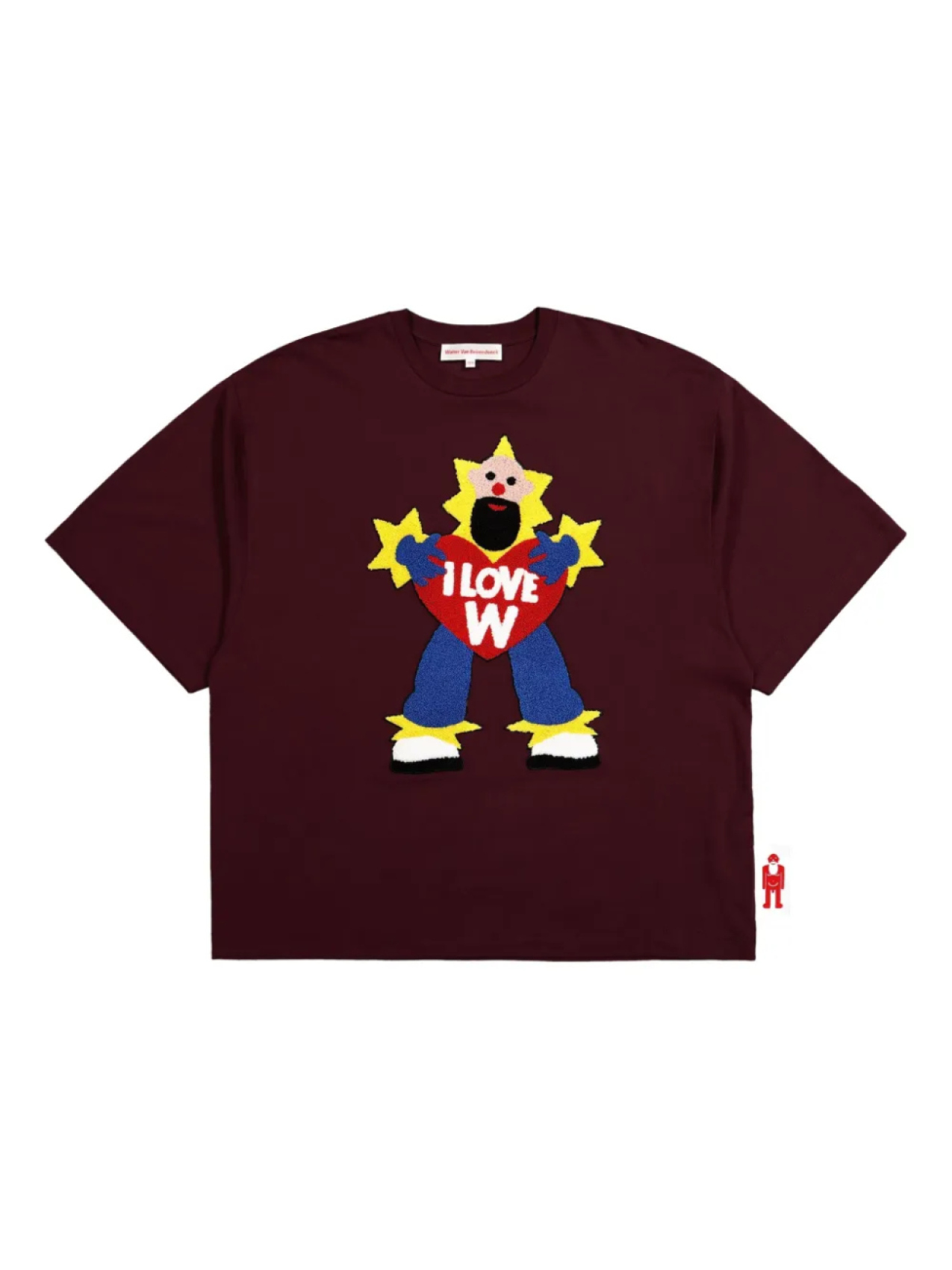 

Футболка I Love W Walter Van Beirendonck, красный