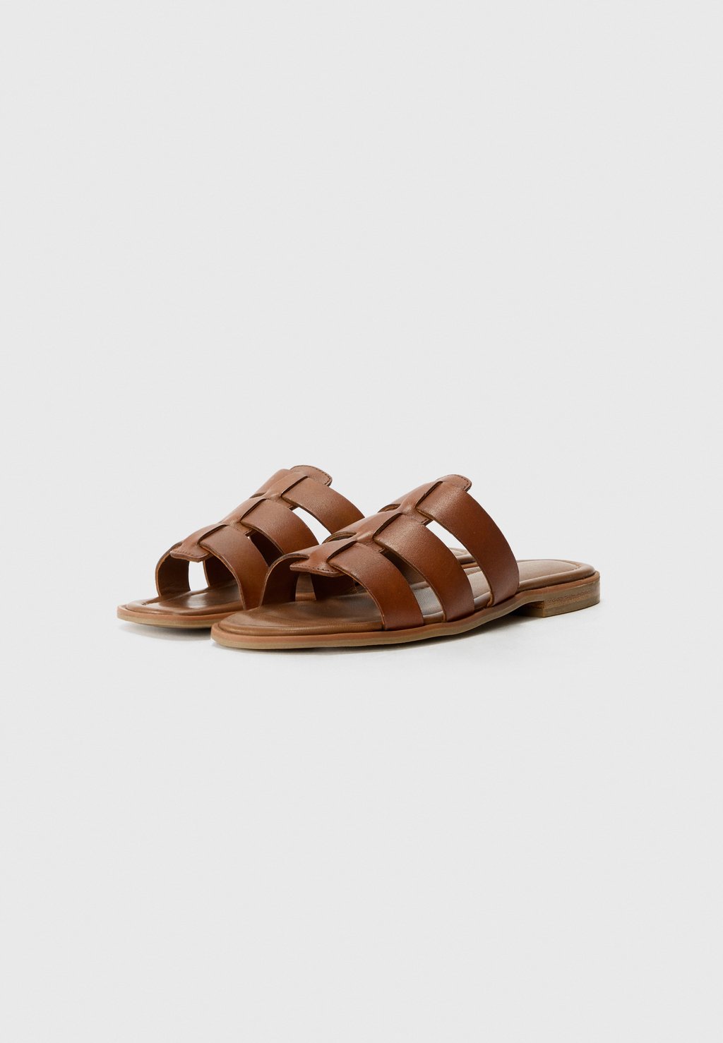 Мюли LEATHER Anna Field by Zalando, цвет Cognac — фото 2