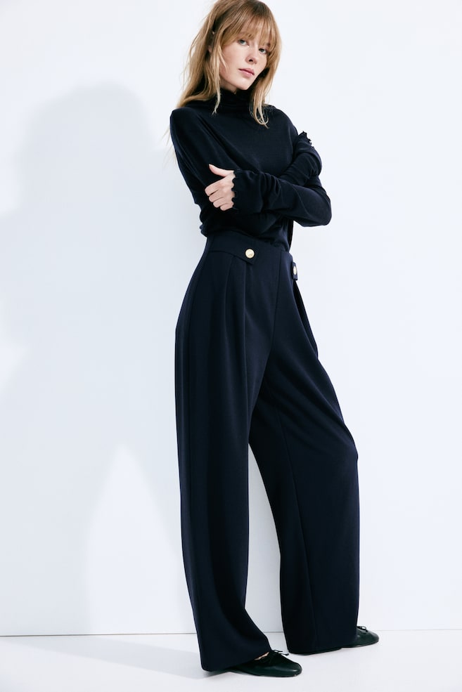 

Элегантные трикотажные брюки H&M, синий