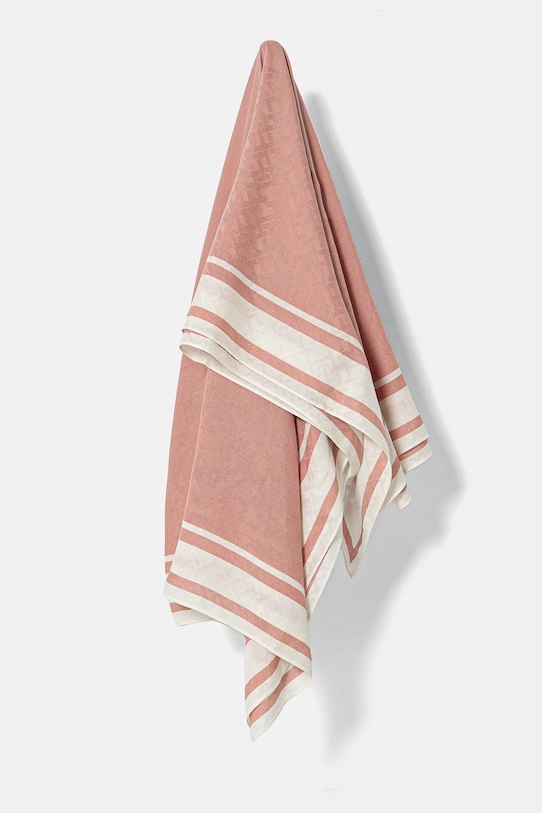 

Шелковый шарф Tommy Hilfiger, розовый