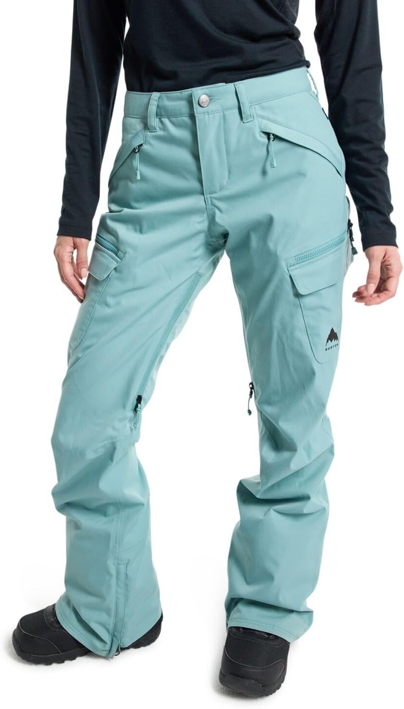 

Женские водонепроницаемые эластичные утепленные брюки Burton Gloria 2L для сноуборда, Rock Lichen, Серый, Женские водонепроницаемые эластичные утепленные брюки Burton Gloria 2L для сноуборда, Rock Lichen