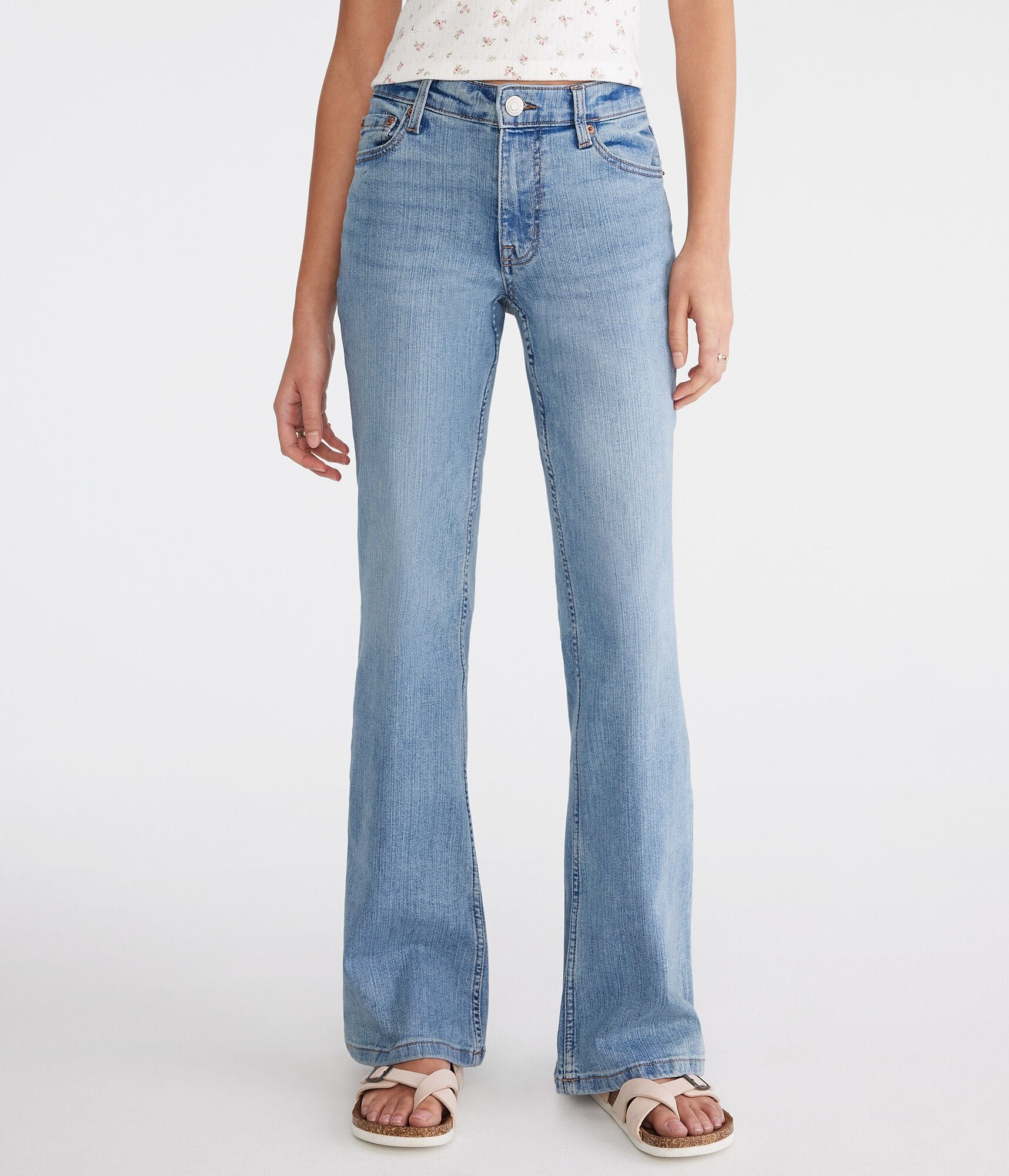

Джинсы Aeropostale Flare средней посадки, Medium Wash