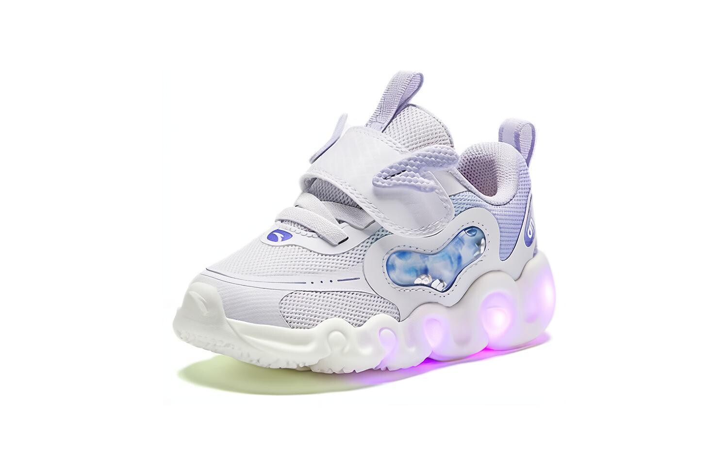 Кроссовки Anta kids Toddler Shoes TD Low-top Lilac, светло-фиолетовый — фото 2