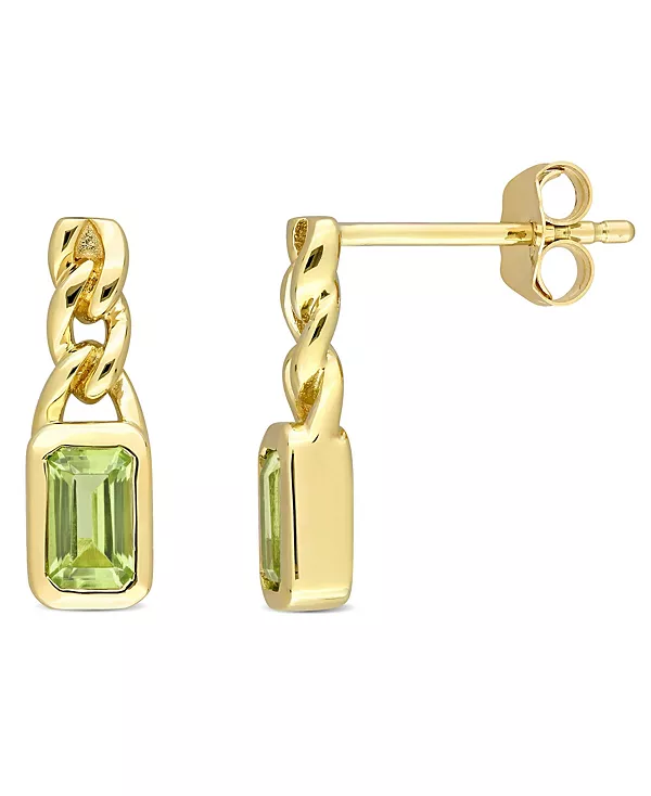 

Серьги-Подвески с аметистами (2/5 карата) из 10-каратного желтого золота Macy'S, peridot