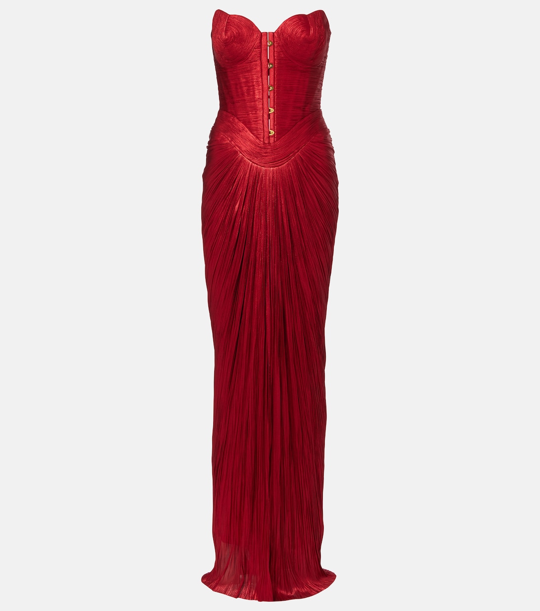 

Платье-корсет из шелкового тюля Kiera Maria Lucia Hohan, Salsa