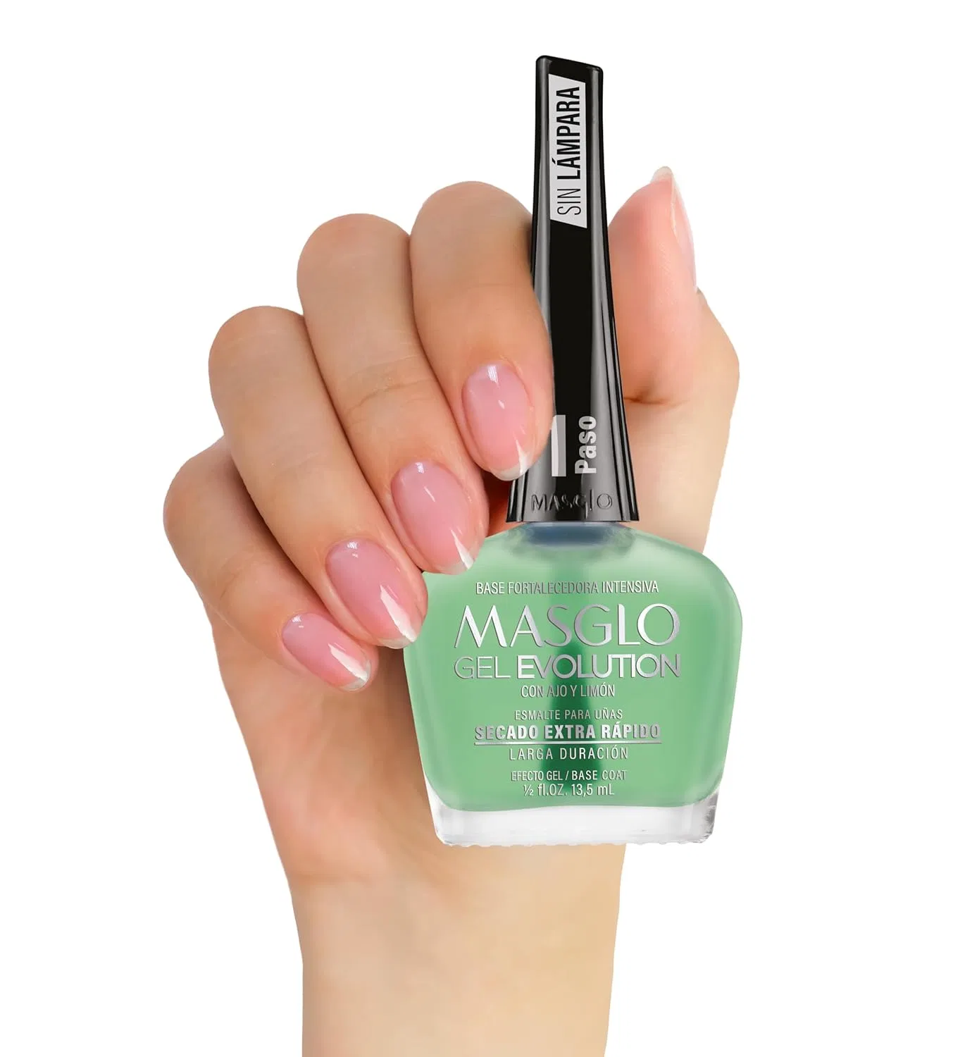 Укрепляющее базовое покрытие для ногтей Masglo Evolution Gel с чесноком и лимоном Masglo — фото 2