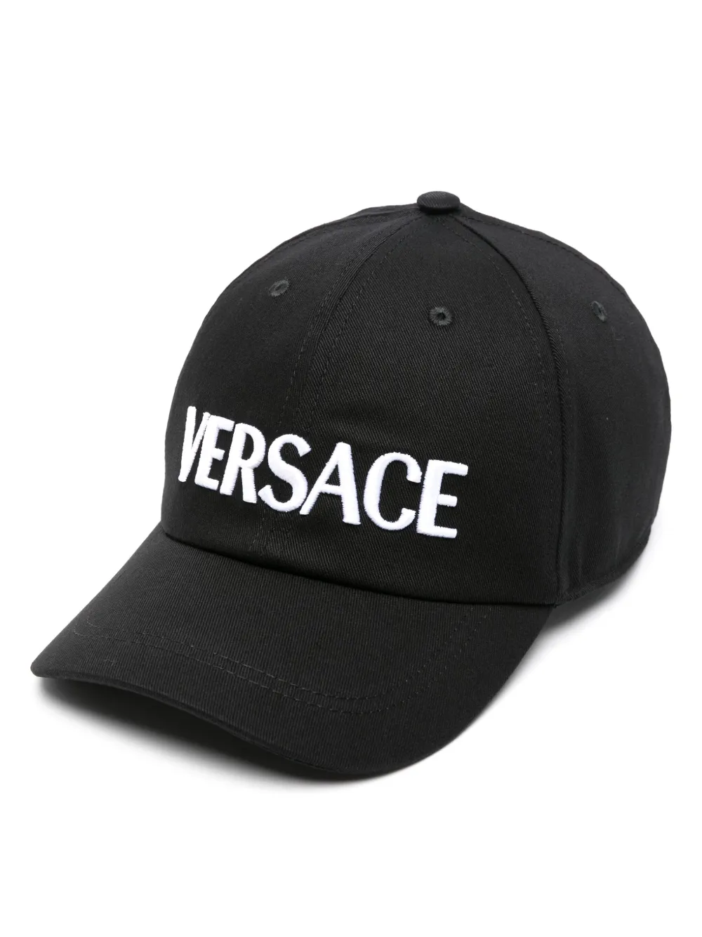 

Кепка с вышитым логотипом VERSACE, черный