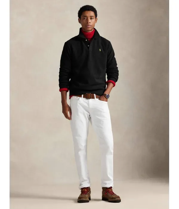 Флисовая рубашка-поло regular fit Polo Ralph Lauren, черный — фото 2