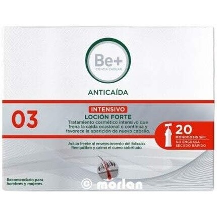 

Be + Лосьон для капилляров Anticaida Forte Intensive Treatment 20 монодоз X 5 мл - упаковка из 20 шт.