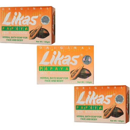

Оригинальное мыло с папайей и травами 135 г Likas