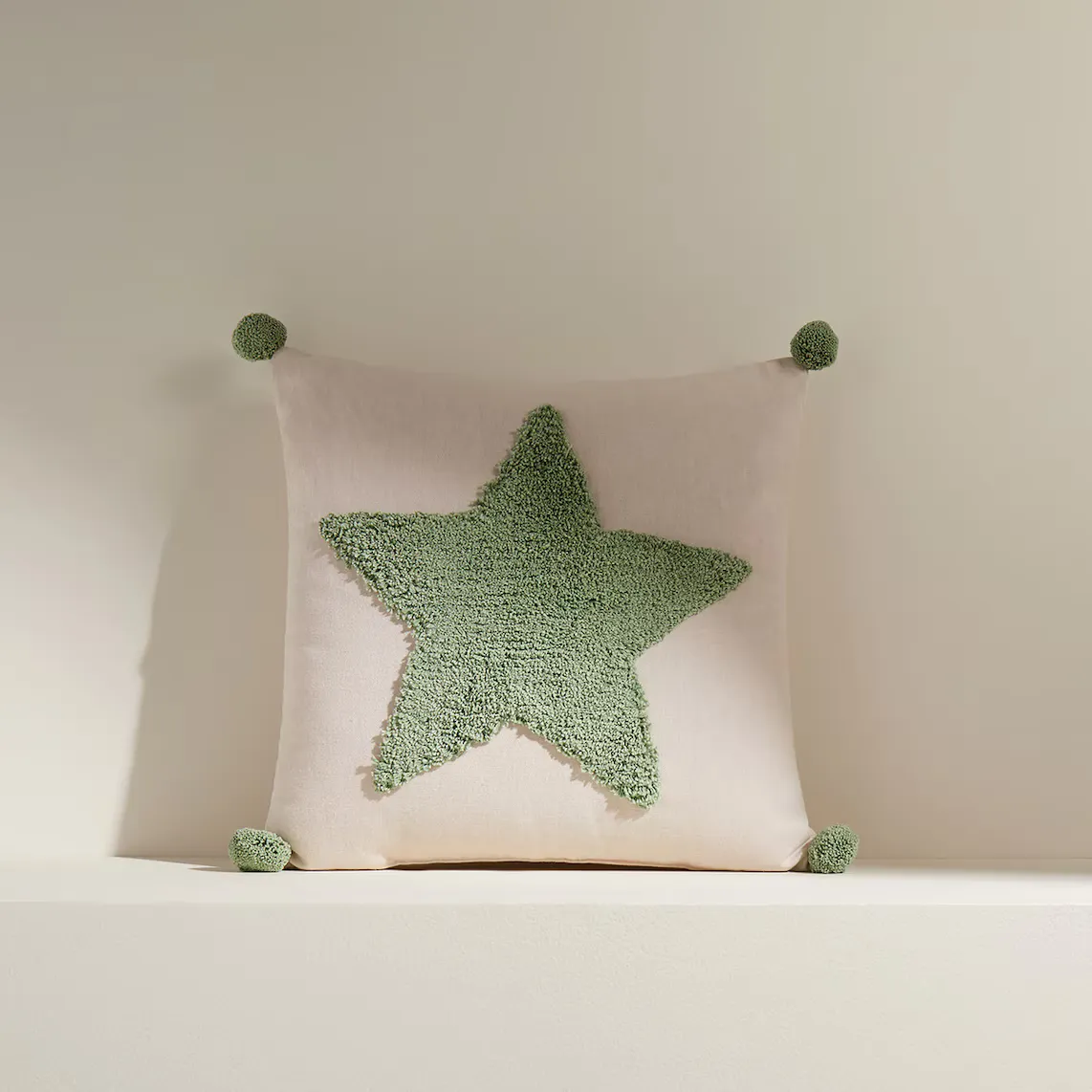 

Детская декоративная подушка Starry Mini Home - El Corte Inglés, зеленый