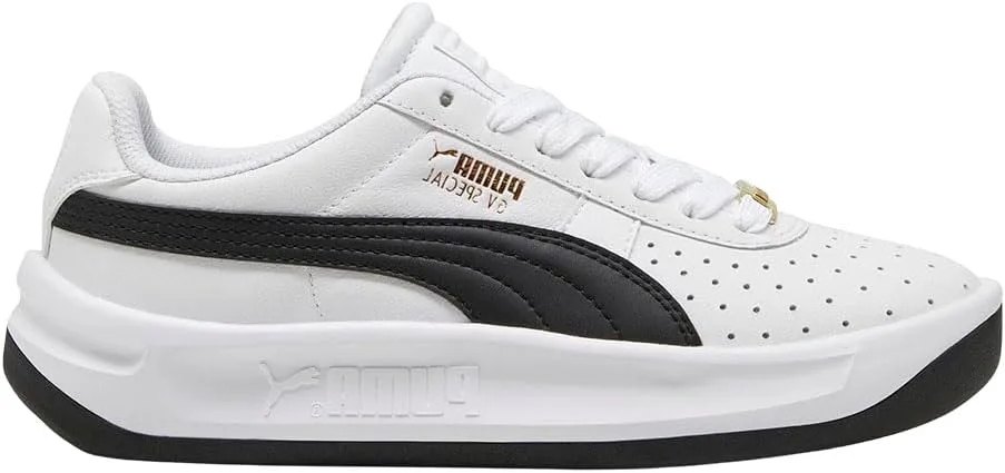 Детские кроссовки PUMA для мальчиков Gv Special с перфорацией и шнуровкой, повседневные - белые, белый/черный — фото 2