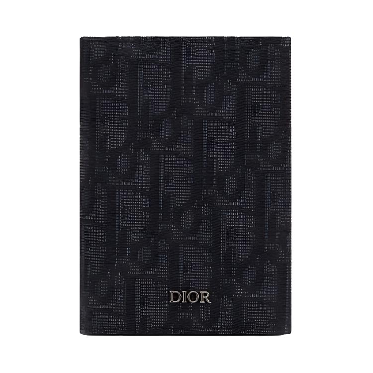 

DIOR Кожаный визитник Cow Leather Card Holder черный