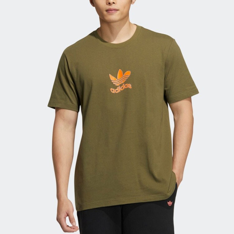 OD Trippy футболка мужская оливковая Adidas Originals, оливковый — фото 2
