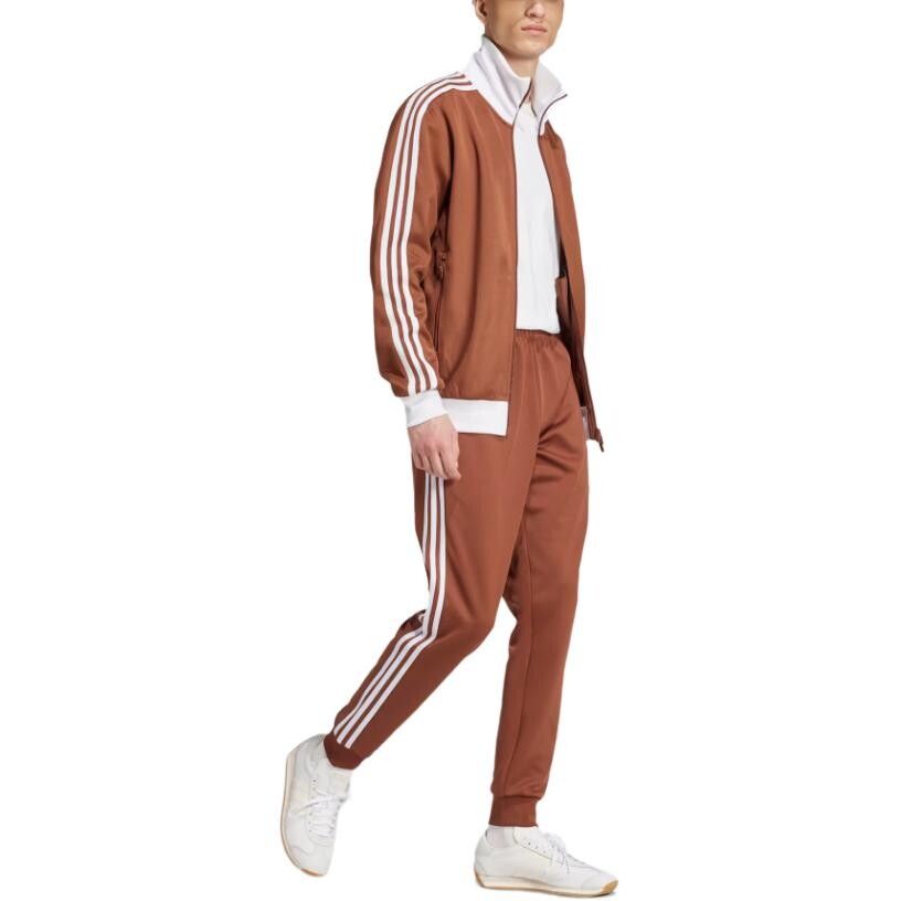 Куртка Adidas Originals Adicolor Classics Heritage, коричневый — фото 4