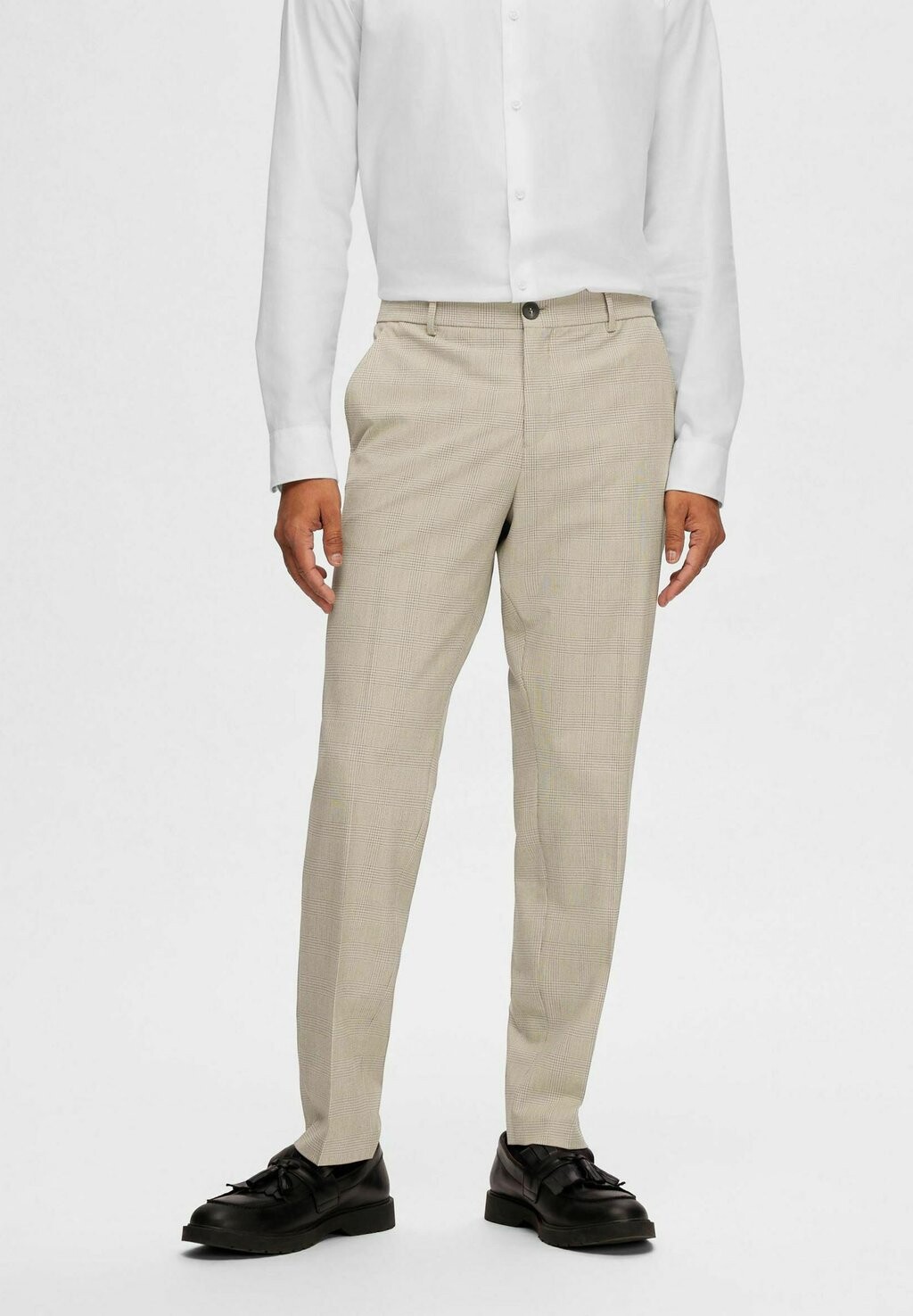 

Чиносы SLIM FIT KARO Selected Homme, песочный