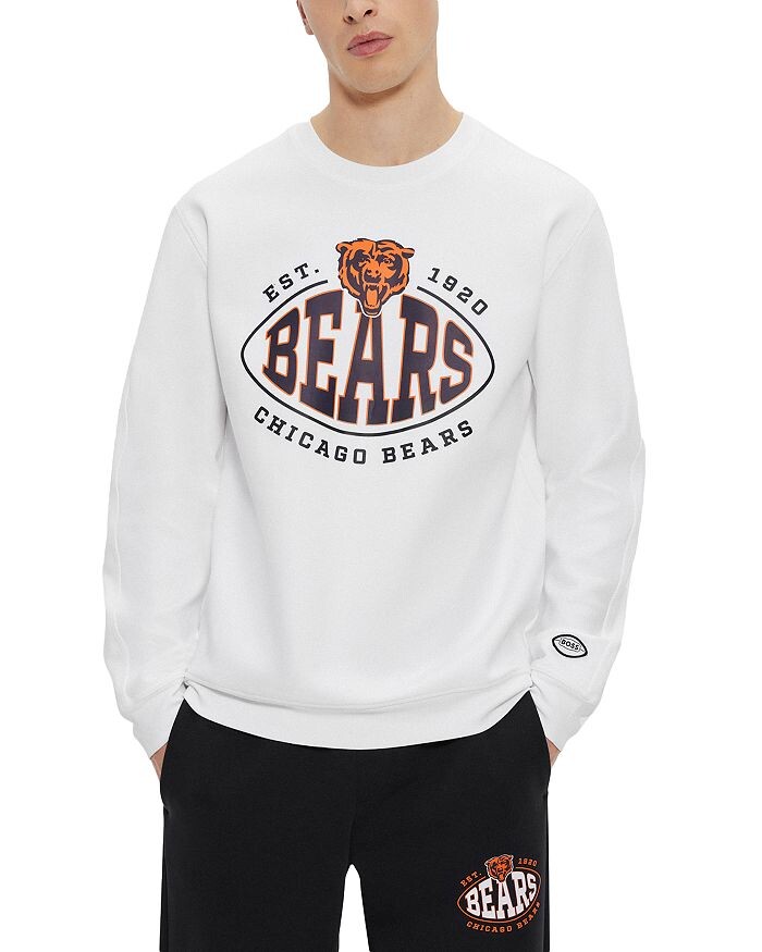 

Толстовка с круглым вырезом BOSS x NFL Chicago Bears, белый