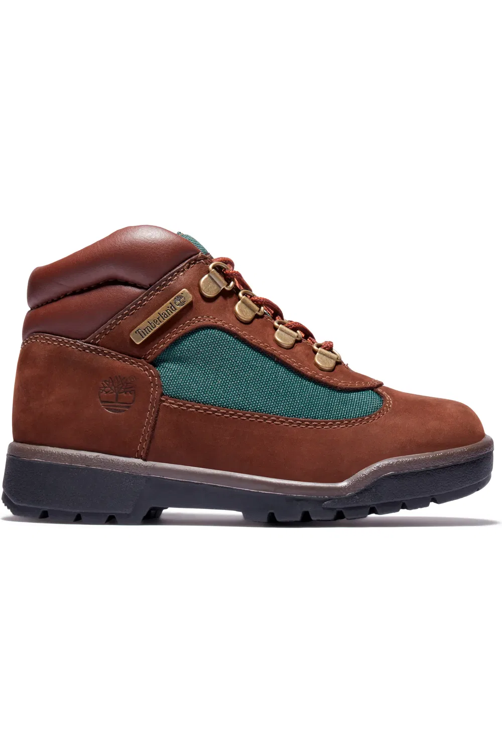 Детские ботинки комбинированные Field Mixed Media Timberland, темно-коричневый — фото 2