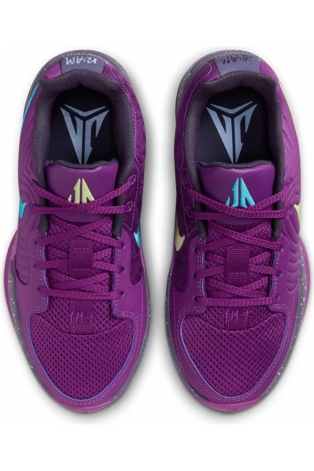 Детские баскетбольные кроссовки Ja 2 Nike, 500 Berry/Lemon/Raisin/Blue — фото 3