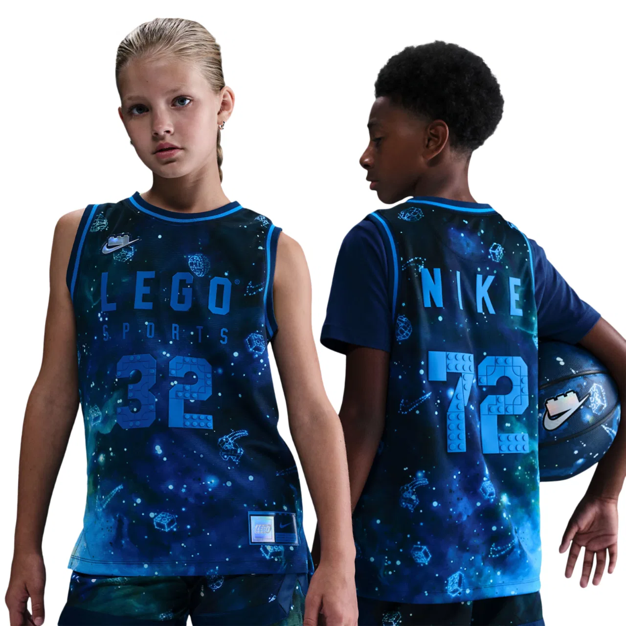 Маечка для мальчиков Dri-FIT COB Jersey Tank Nike, цвет Brave Blue/Cobalt Blaze