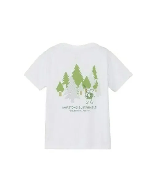 Детская футболка с принтом Shiretoko Toko Tee THE NORTH FACE, Белая