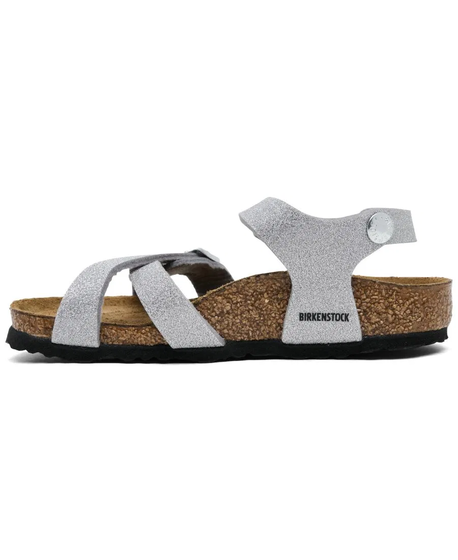 Сандалии с блестками Kumba Birkenstock, Silver — фото 3