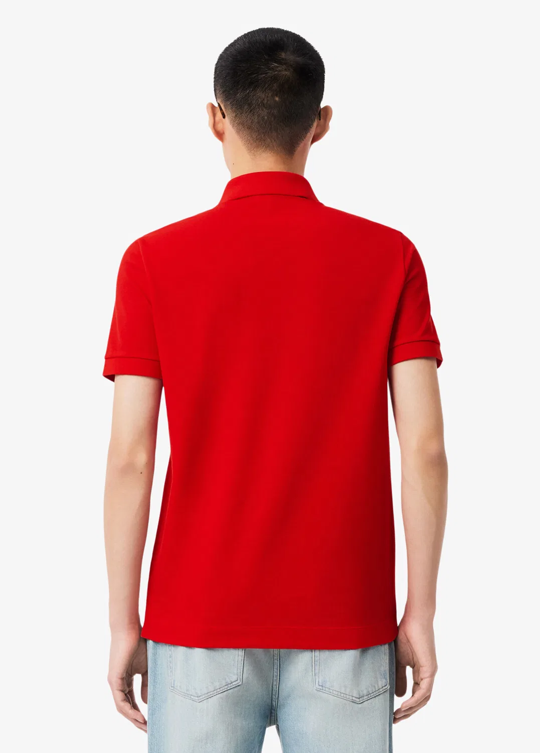 Поло Lacoste Paris Regular Fit, красный — фото 3