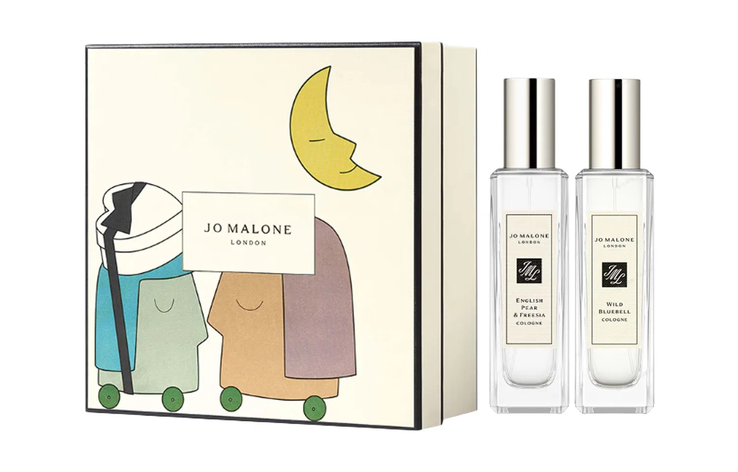 Набор парфюмерной воды Jo Malone London English Pear & Bluebell, 30 мл+30 мл, Jo Malone London, Black