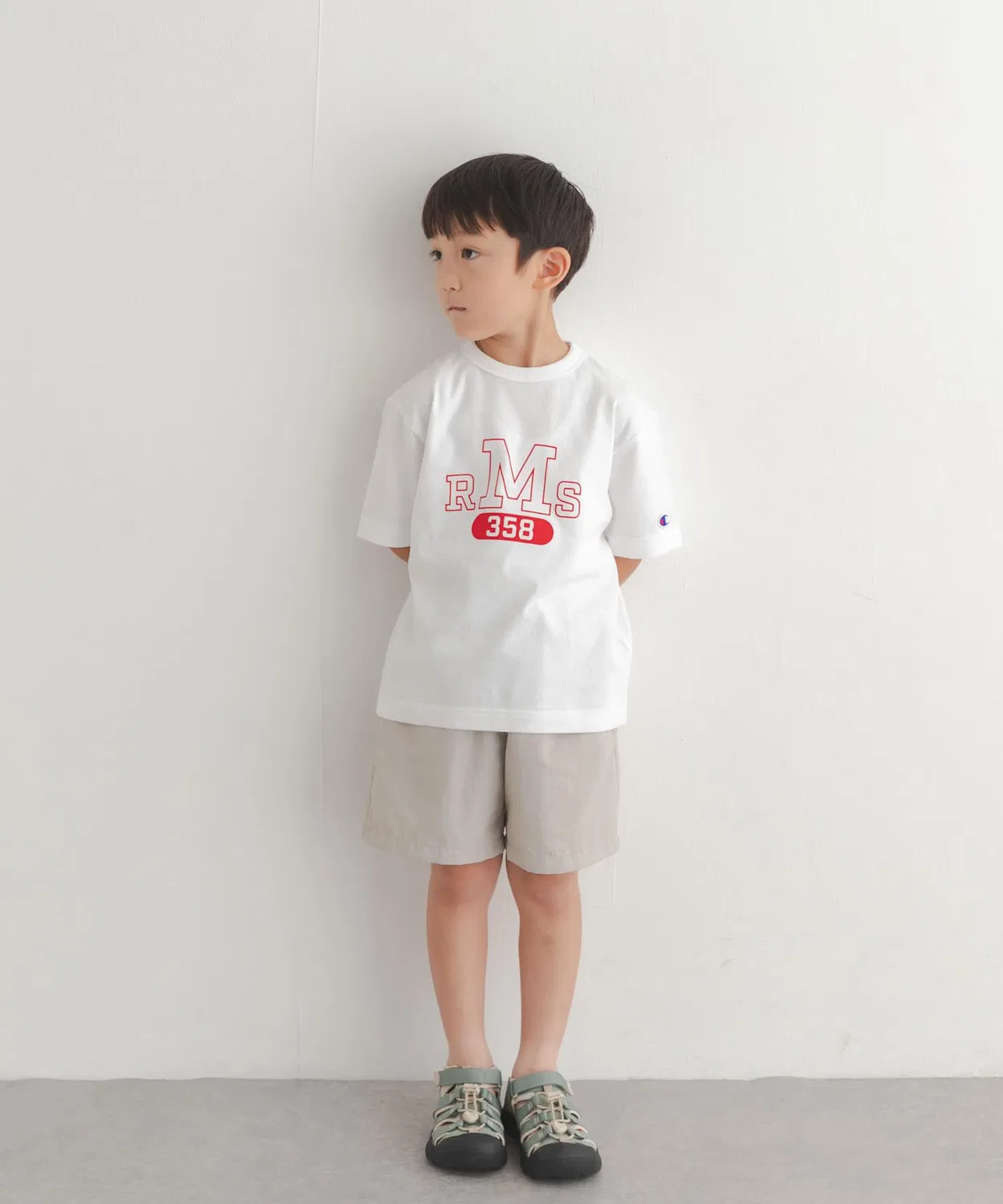 Детские шорты из нейлона с водоотталкивающей пропиткой, модель KIDS URBAN RESEARCH DOORS, Khaki — фото 4