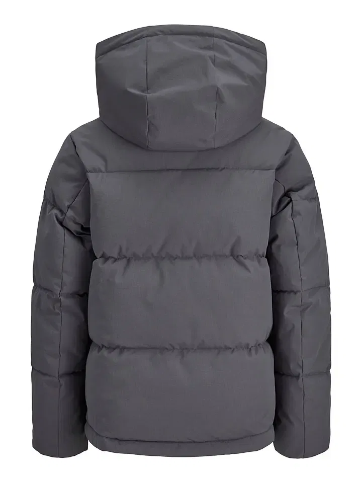 Зимняя куртка с капюшоном Surface Jack & Jones Junior, антрацитовый — фото 2