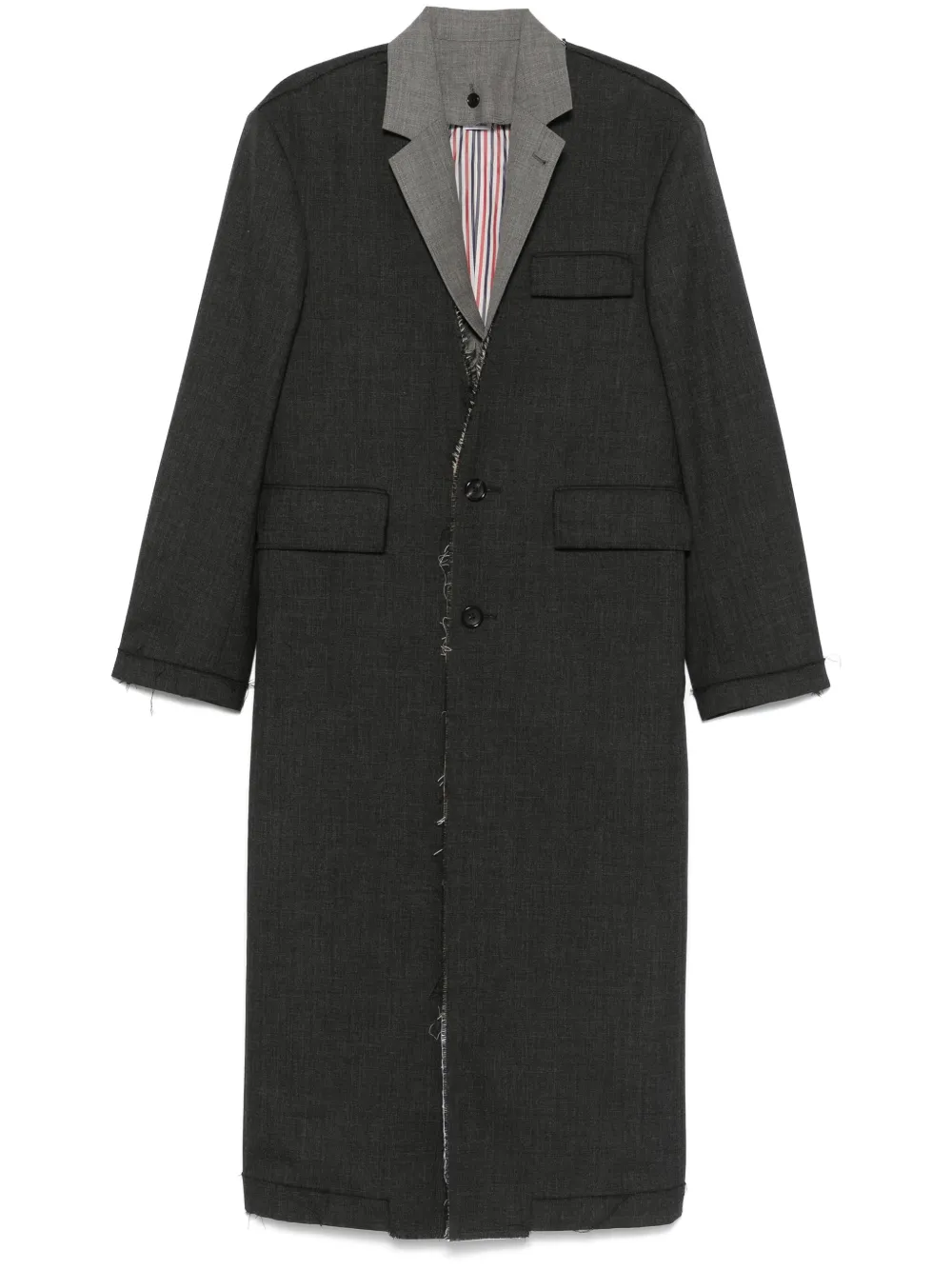 

Деконструированный пиджак THOM BROWNE, серый