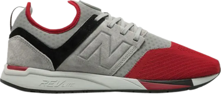 Кроссовки New Balance 247 Sport 'Marblehead Scarlet', серый — фото 2