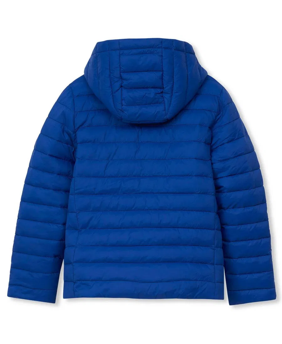 Детская куртка с капюшоном и утеплителем Husky FeatherFree Insulated Hooded Packable Jacket Lands' End, Royal Blue — фото 2