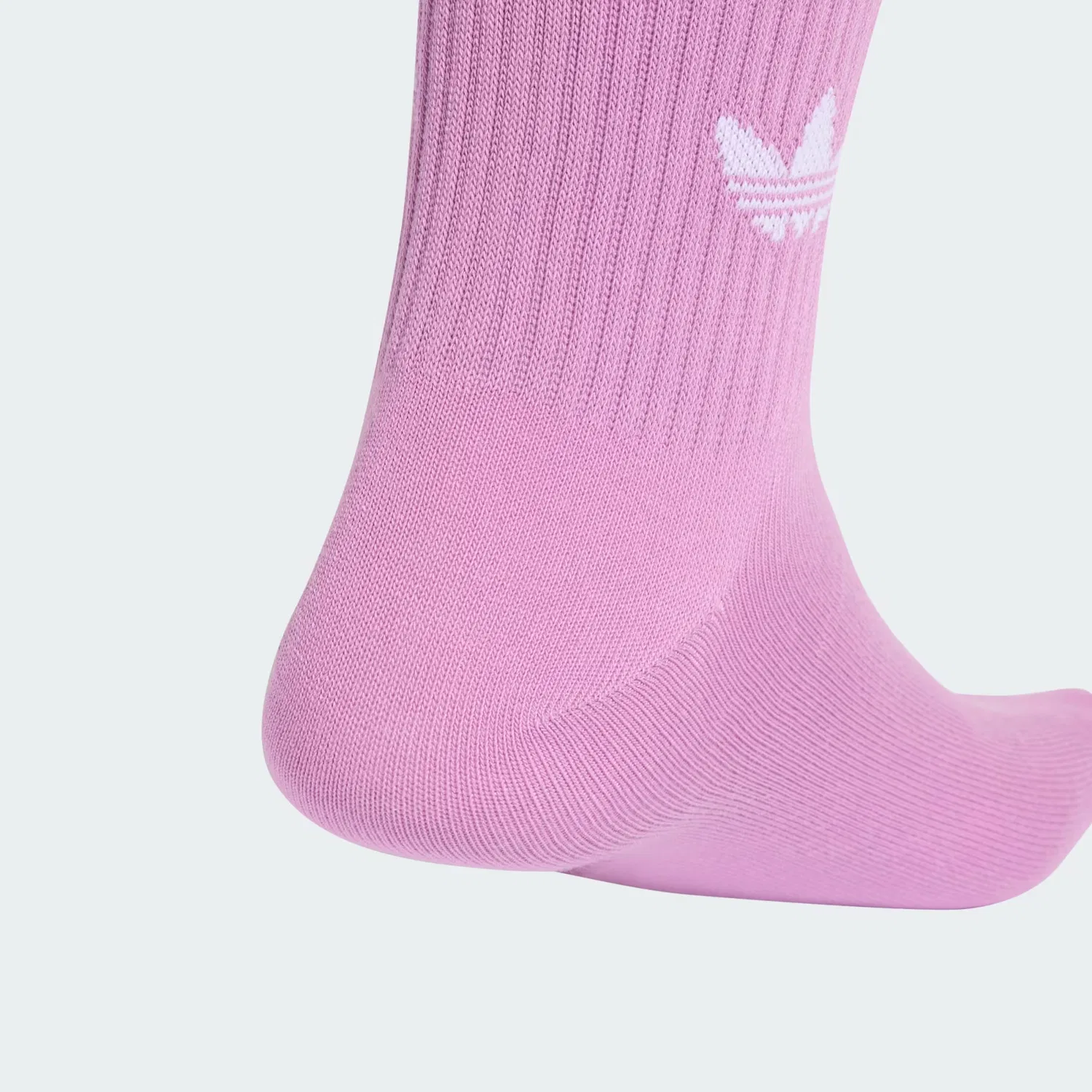 Носки Adidas Originals сливового, пудрового и белого цветов — фото 3