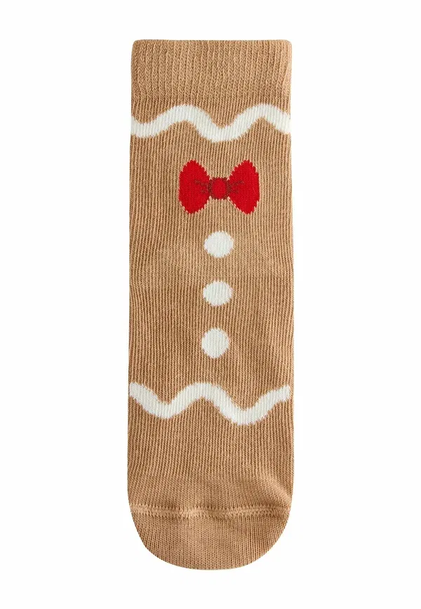 Комплект из 5 пар носков с рисунком полоска Christmas 5 pack Next multi characters — фото 4