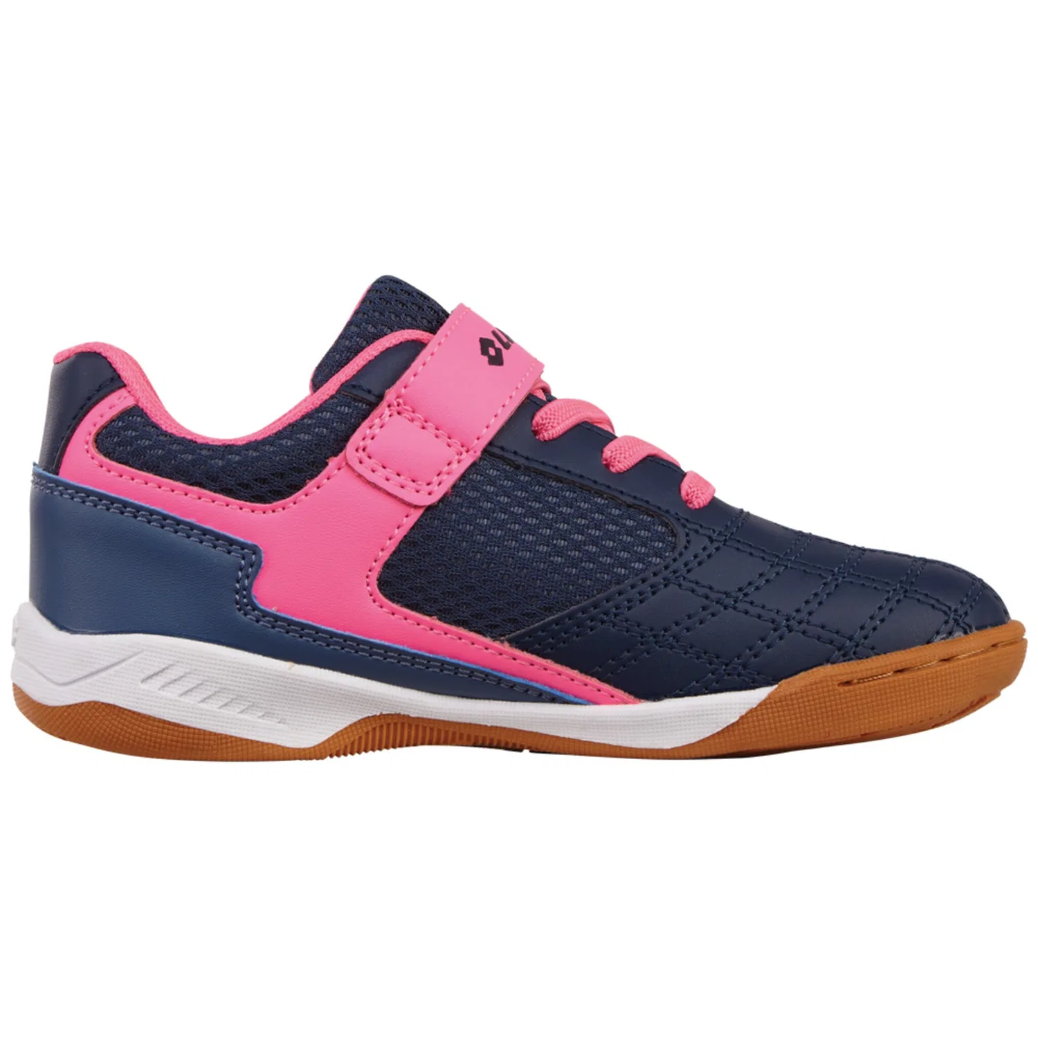 Детские спортивные кроссовки с некрасящей подошвой Lotto, Navy/Pink — фото 2