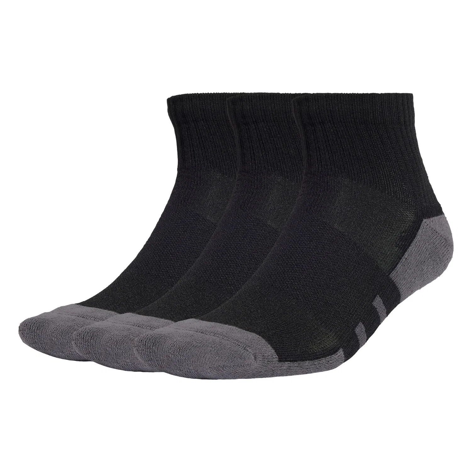 Мужские хлопковые носки с поддержкой свода стопы Essentials CLIMACOOL Quarter Socken, 3 пары, Adidas, Schwarz