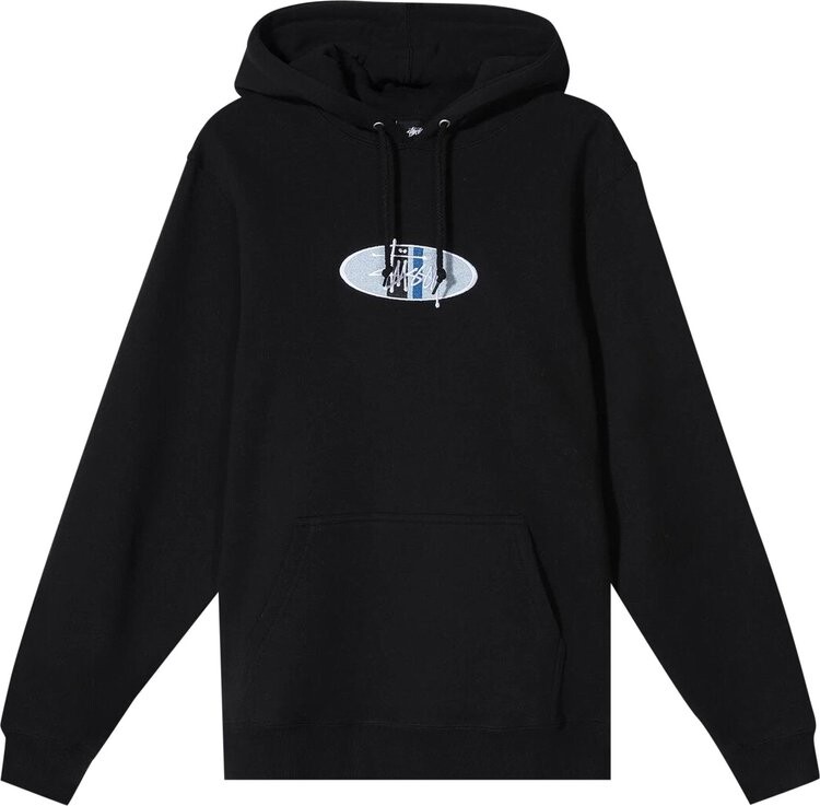 

Худи Stussy 2 Bar App. Hoodie 'Black', черный