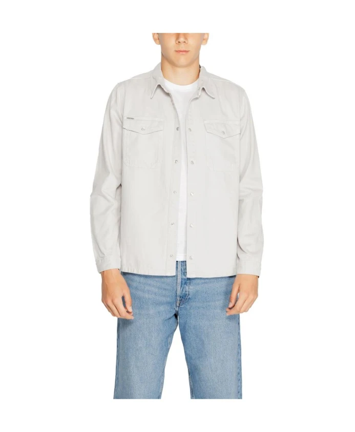 

Серая хлопковая рубашка, осенне-зимняя коллекция Antony Morato, серый