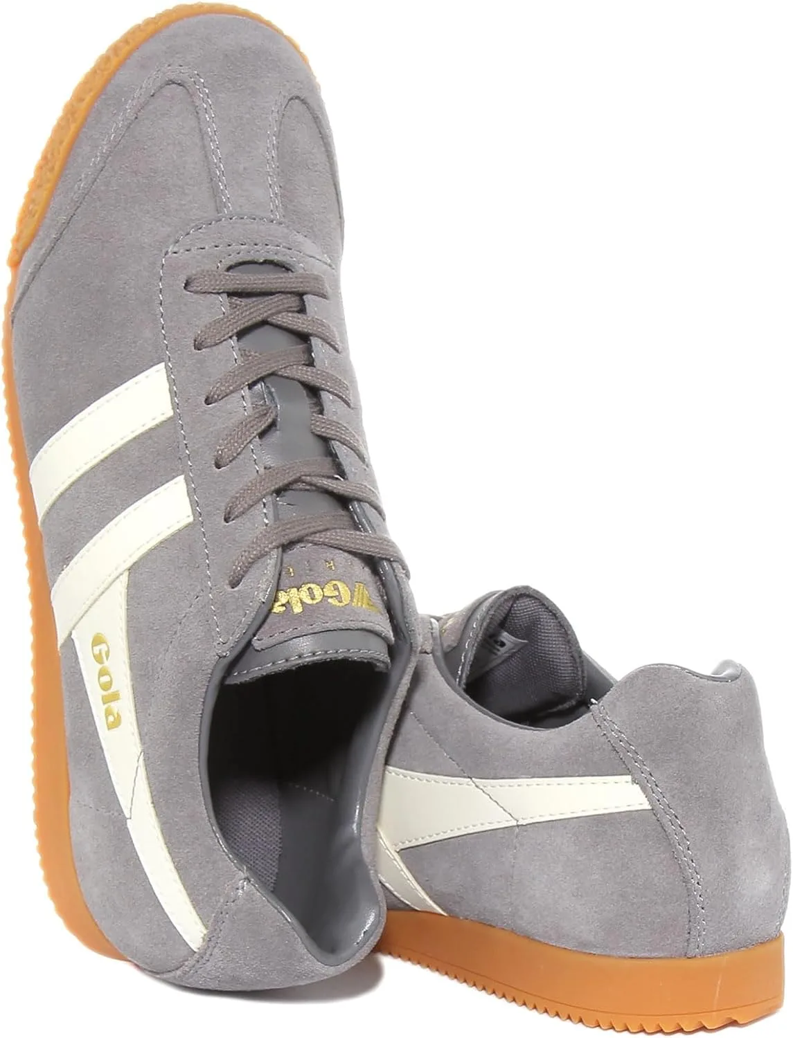 Кроссовки Gola Harrier Suede CMA192IE, серый — фото 4