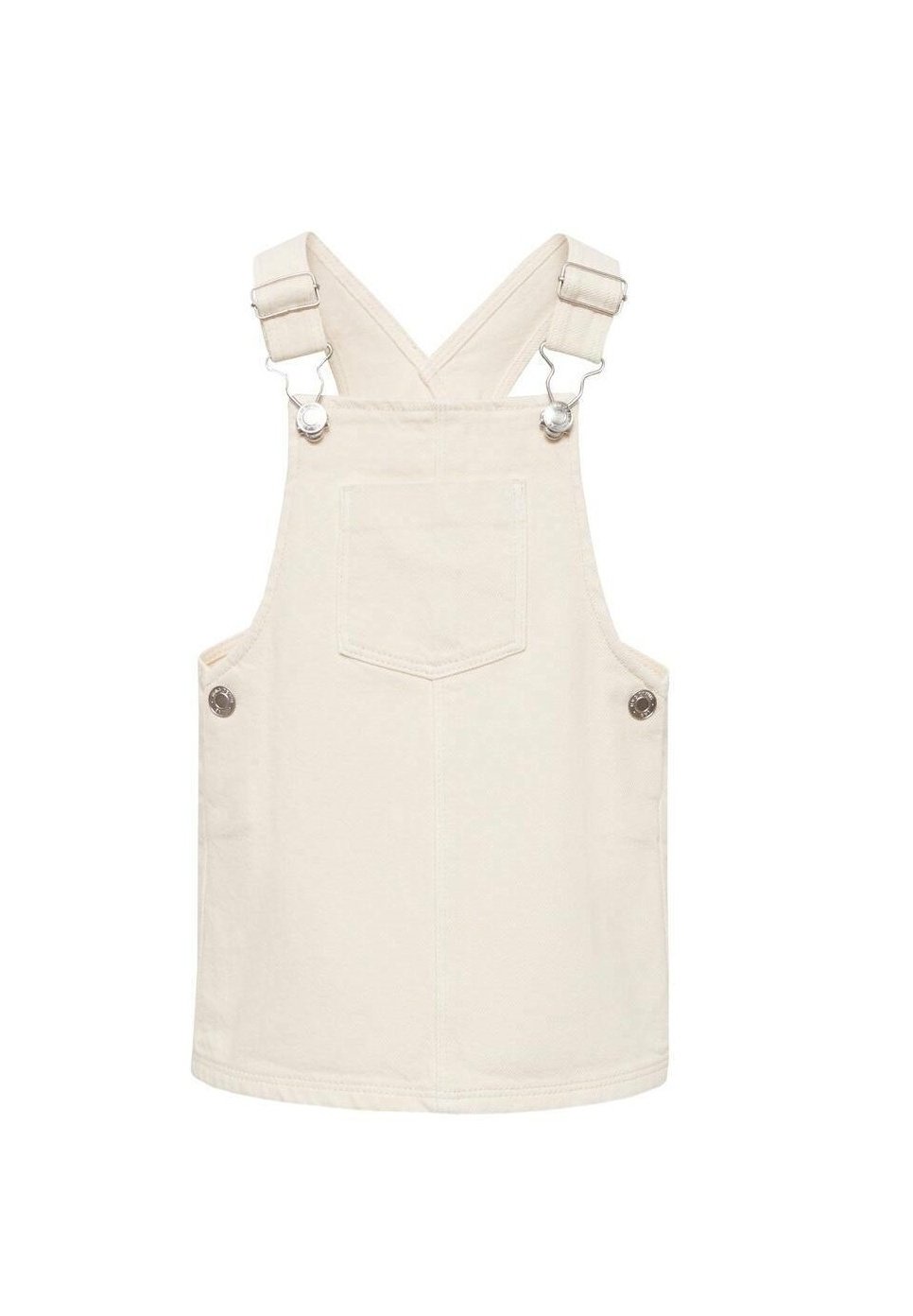 

Повседневное платье Mango Kids, слоновая кость