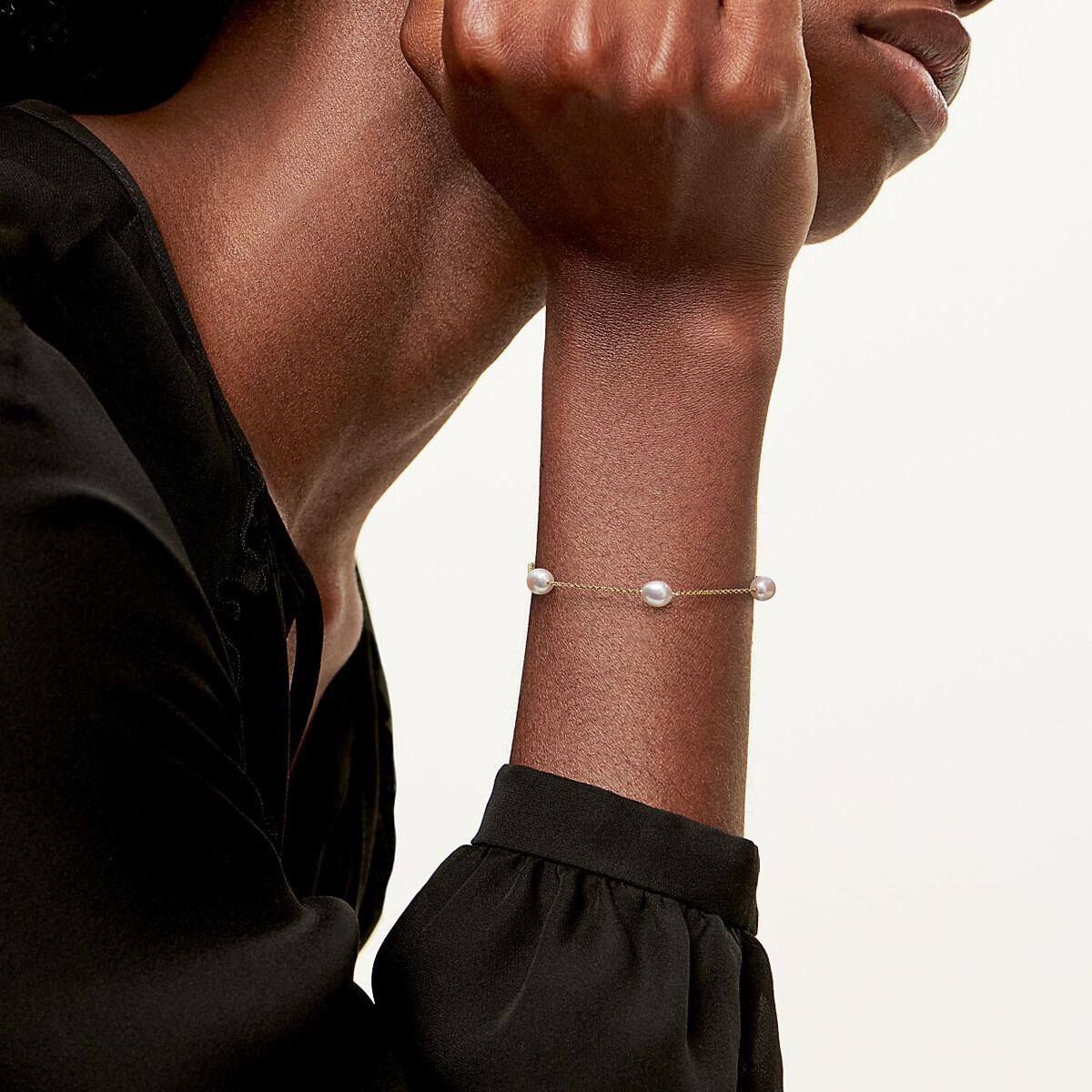 Браслет Tiffany & Co. Elsa Peretti Pearls by the Yard, золото — фото 4
