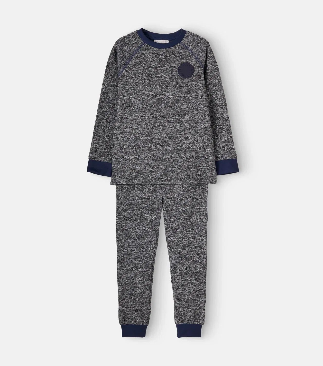 Комплект лыжного топа и леггинсов с логотипом Stella Mccartney Kids, серый