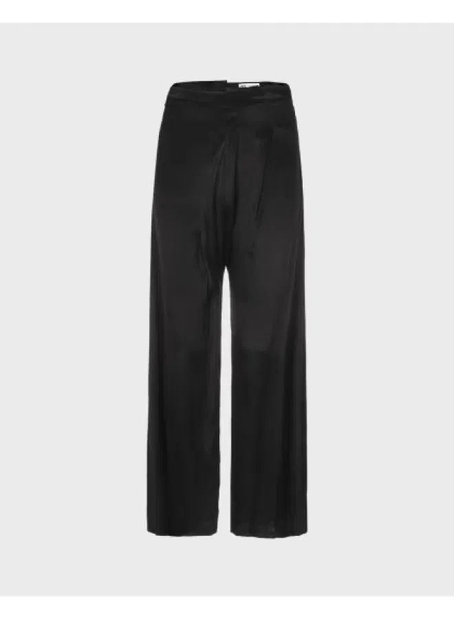 Брюки свободные деловые Zara, черный