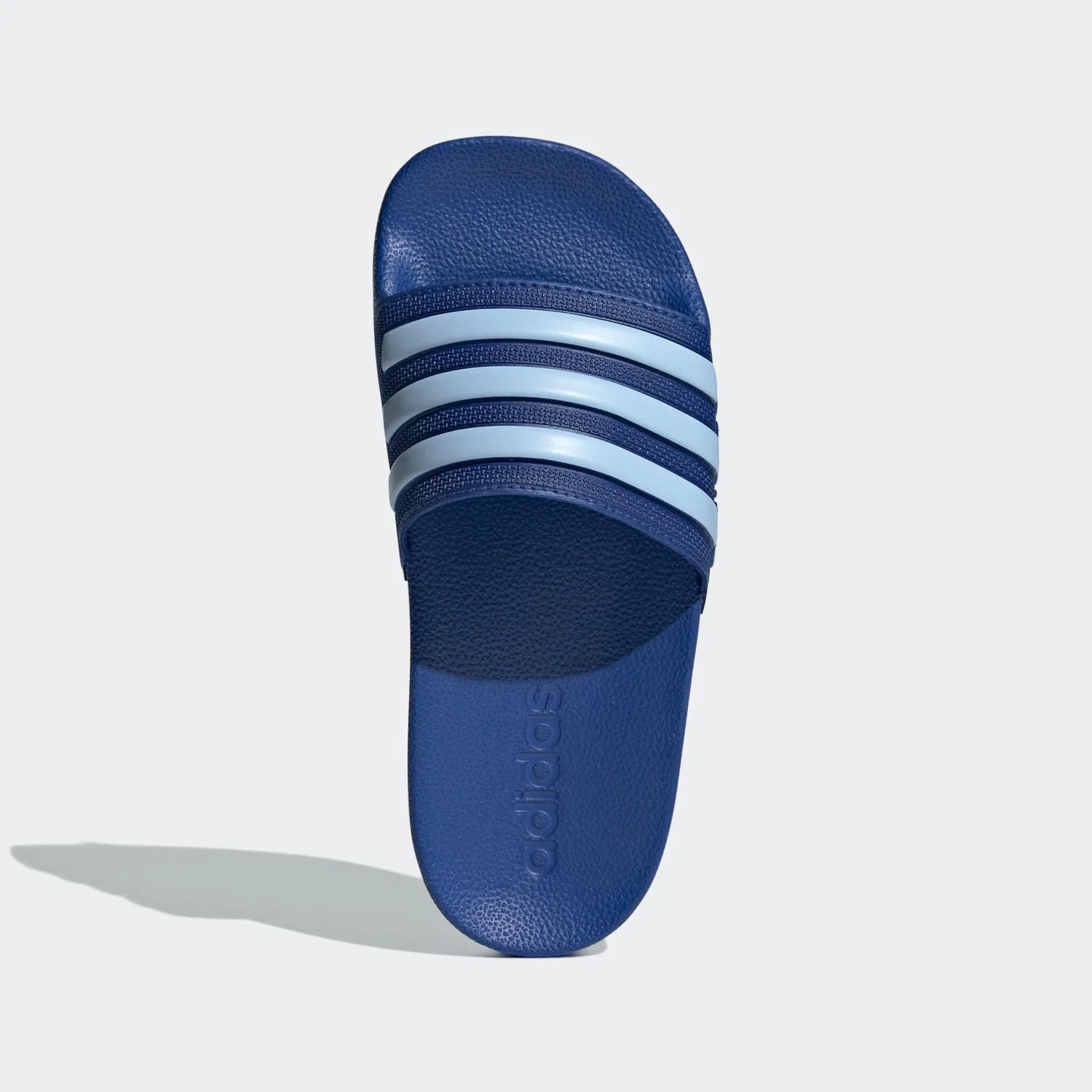 Детские шлепанцы с амортизацией Adidas, Royal Blue/Glow Blue/Royal Blue — фото 4