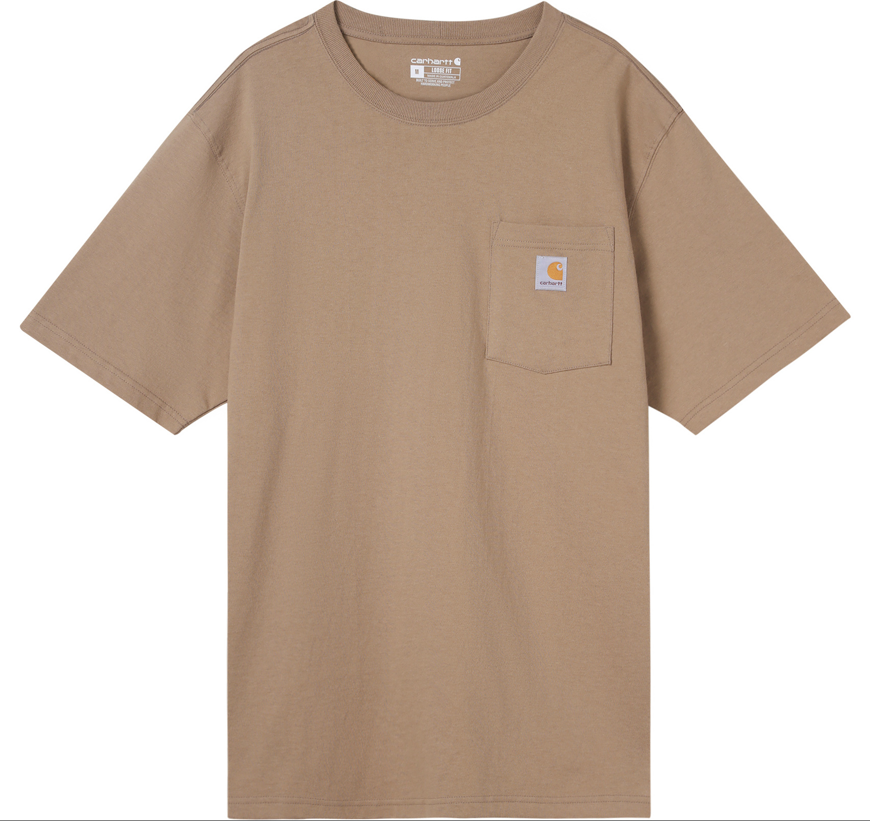 

Футболка Carhartt K87 Loose Fit Heavyweight Short Sleeve Pocket Men's, хаки