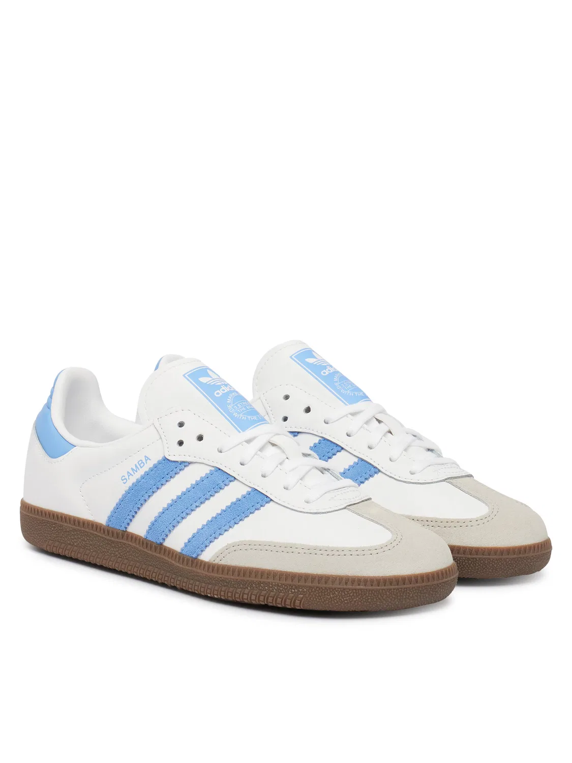 Кроссовки для мальчика Samba Og Adidas, белый — фото 3