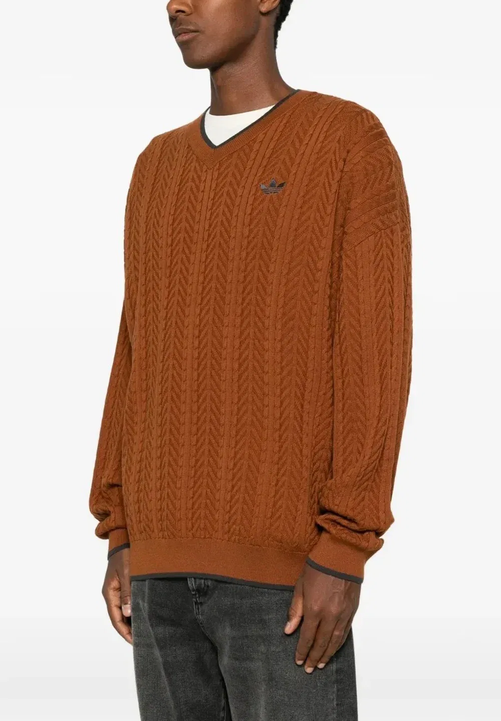 Вязаный джемпер #dubr Adidas Originals, Burnt Orange Dim