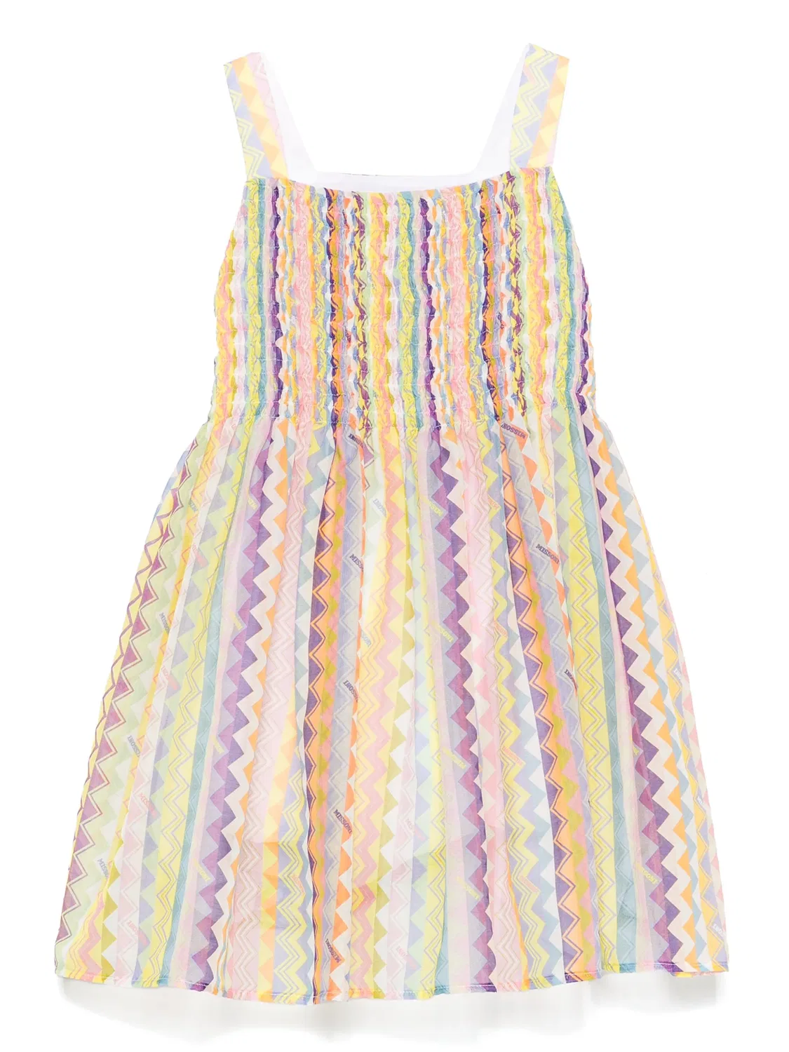 Платье с зигзагообразным принтом Missoni, желтый — фото 3