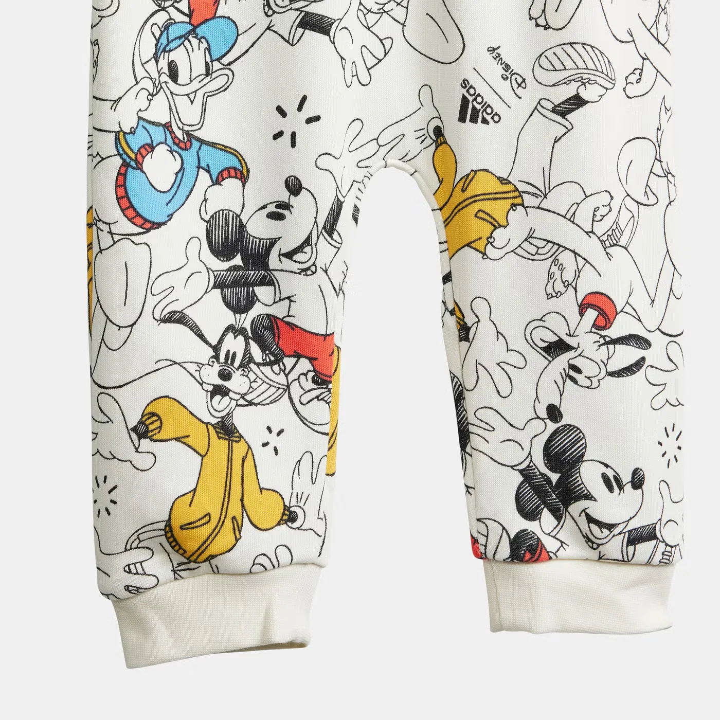 Боди-комбинезон с принтом Mickey Mouse x Disney Adidas, белый — фото 3
